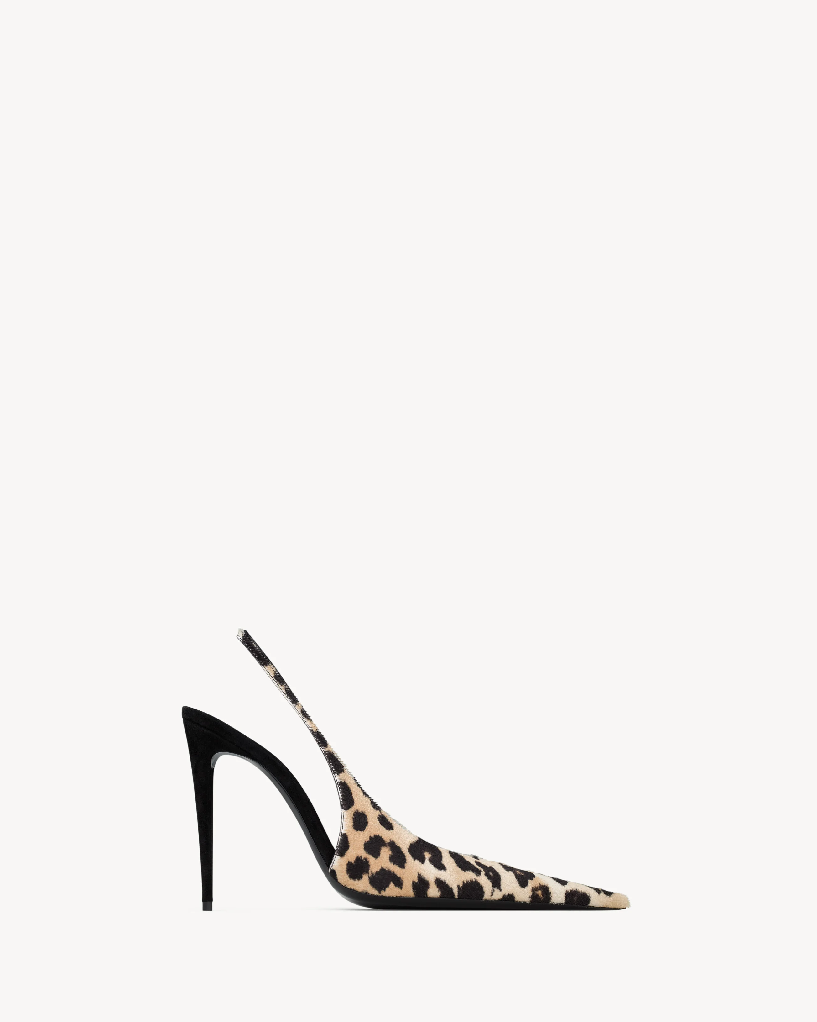 GUERMANTES SLINGBACK PUMPS IN PONY-HAIR LEATHER - 1
