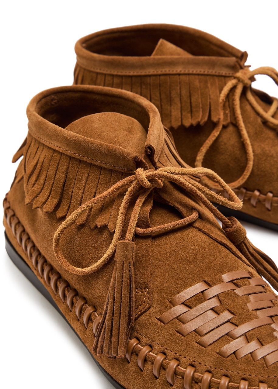 Isabel Marant étoile Felsa Fringed Suede Loafers - 4