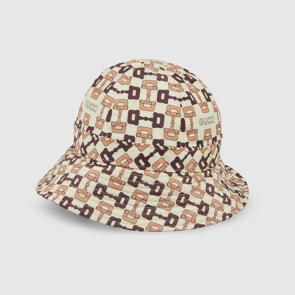 Gucci Horsebit print nylon bucket hat - 1