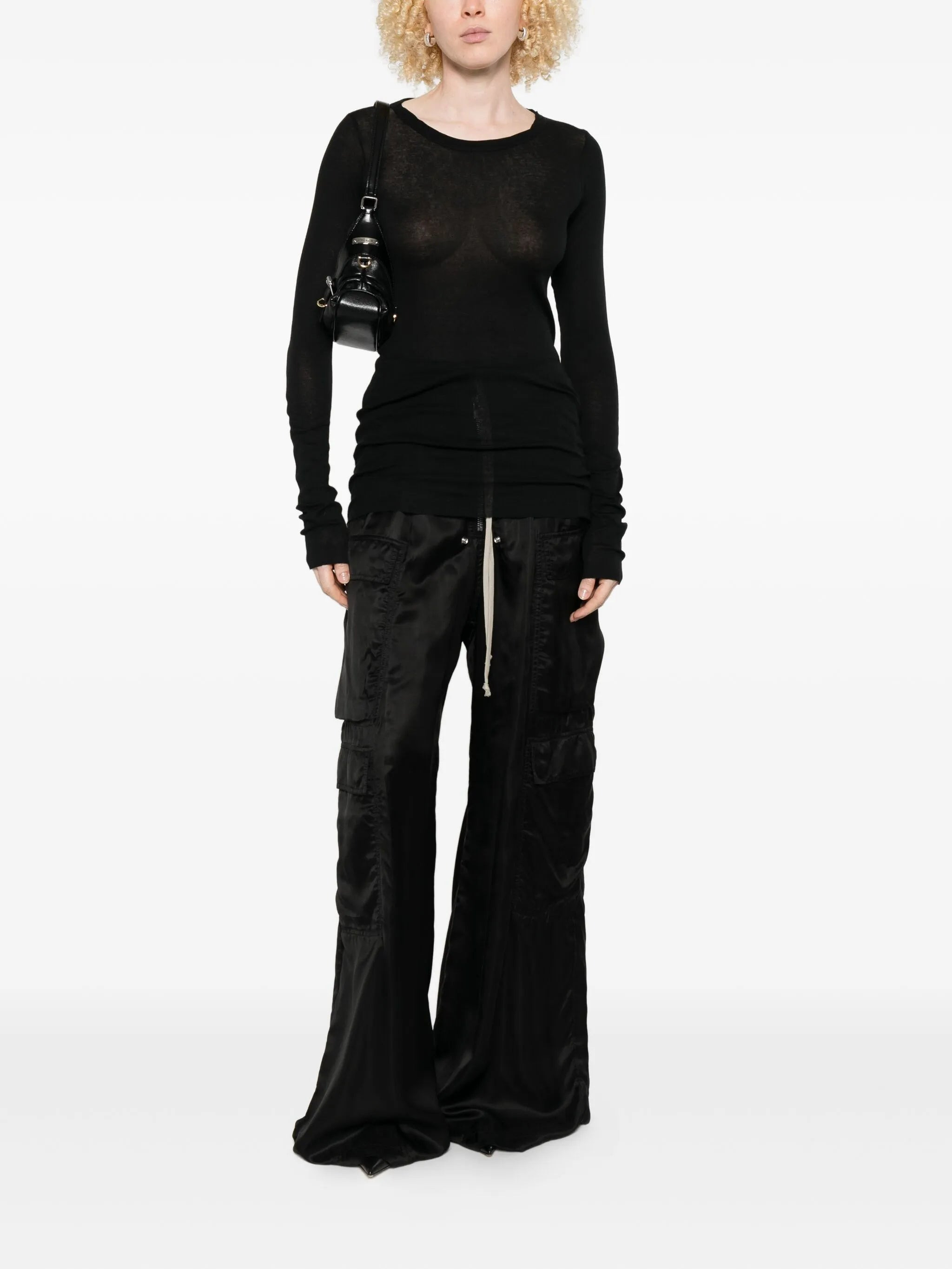 Rick Owens Semi-sheer Long-sleeve Top - 2