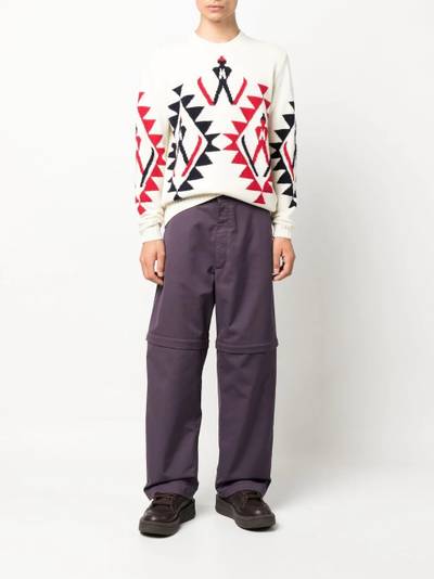 Moncler graphic-print wool jumper outlook