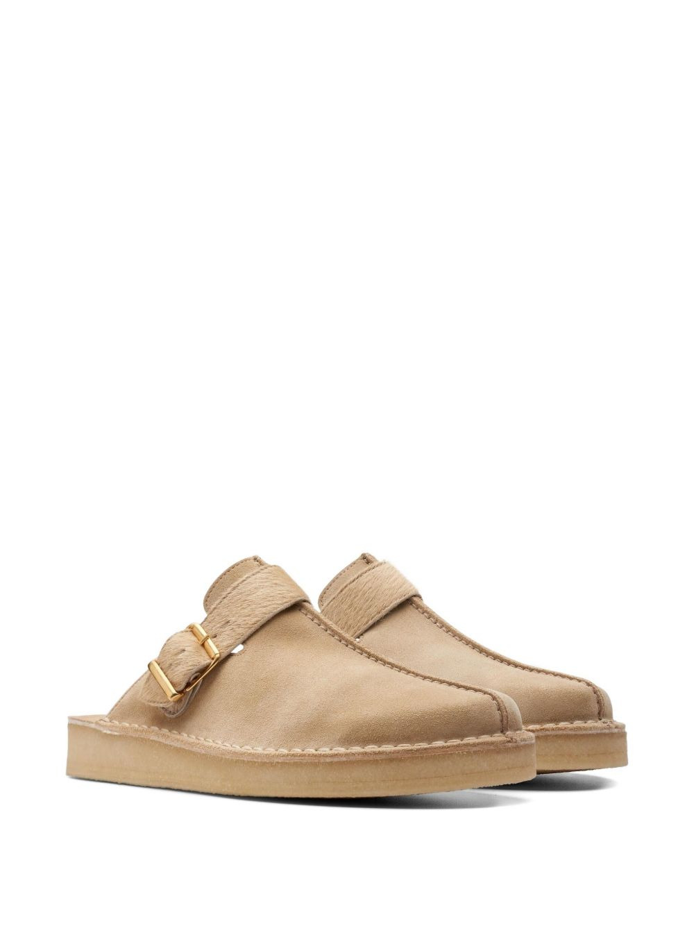 Trek "Taupe Interest" mules - 2