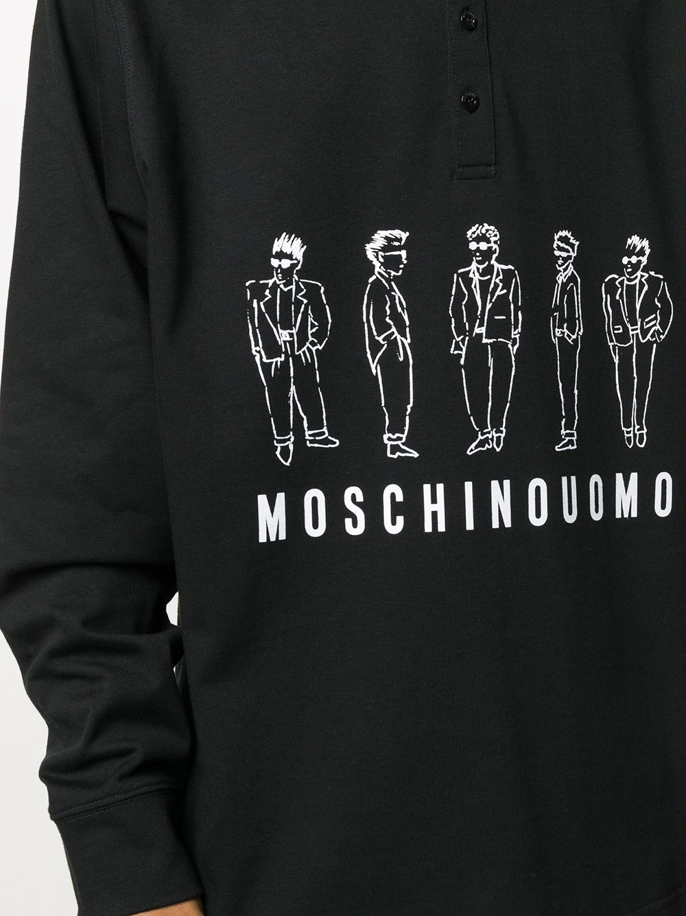 Moschino Uomo print sweatshirt - 5