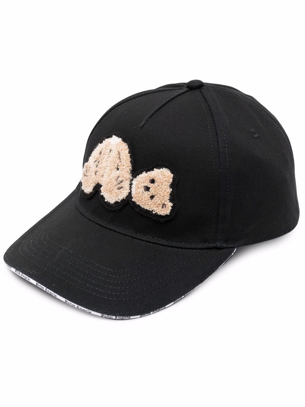 Teddy Bear-appliqué cap - 1