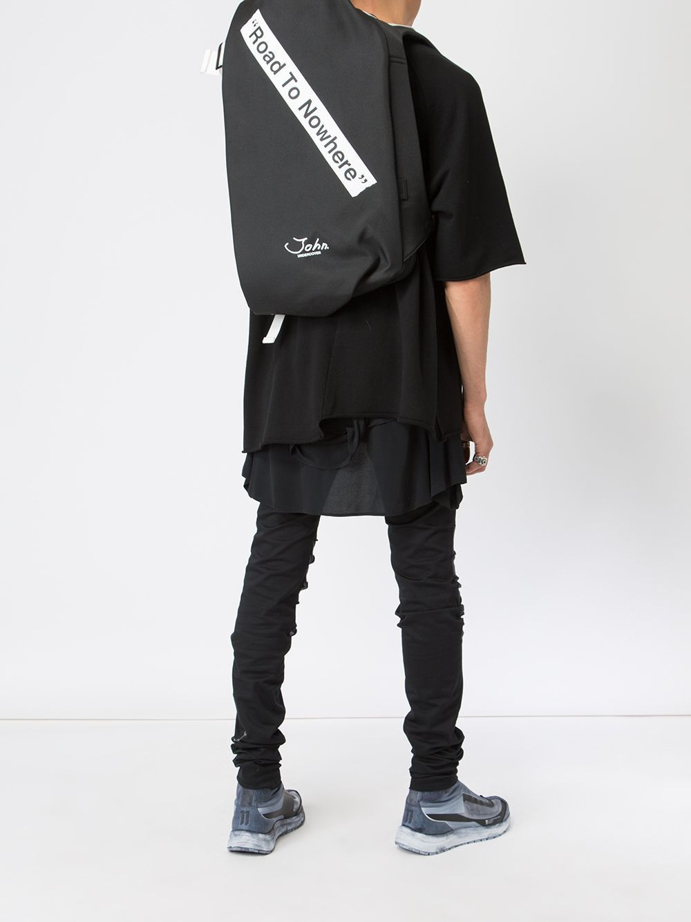 road to nowhere print backpack - 2