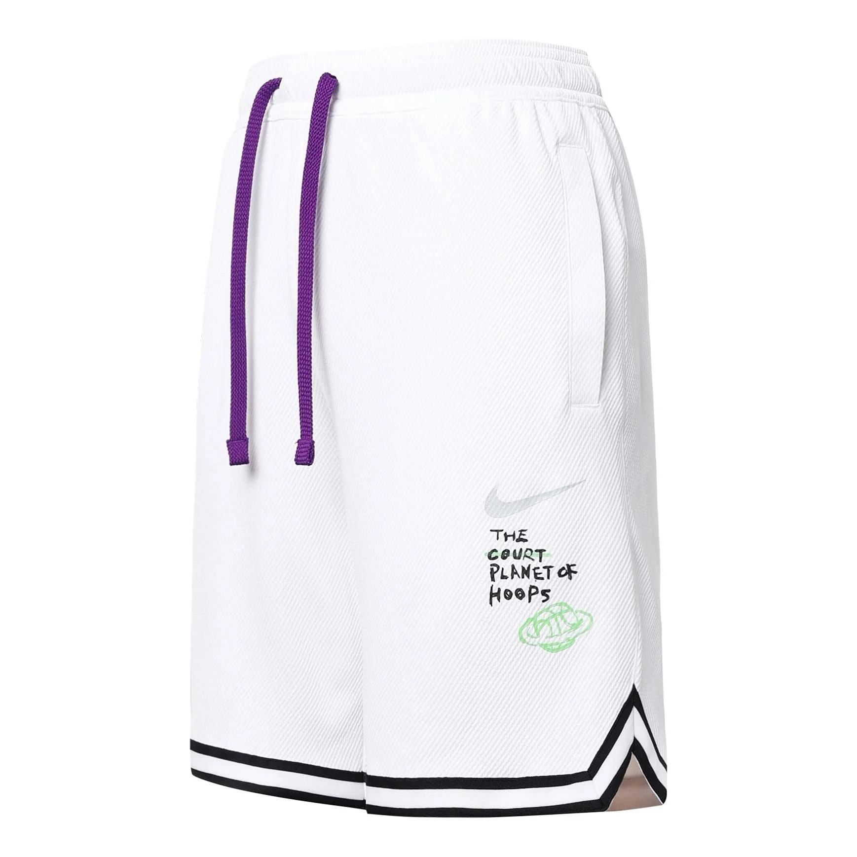 Nike Dna Summer Hoops Sports Short Men White CW4816-100 - 1
