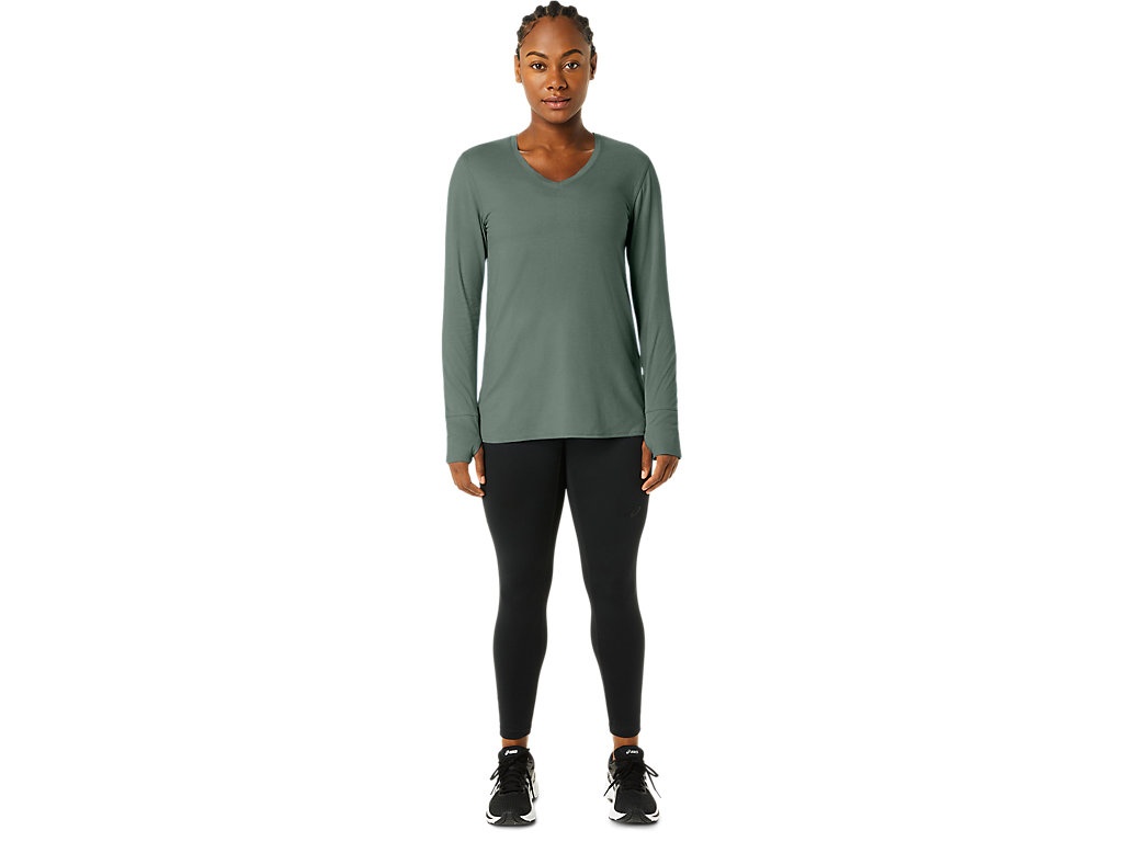 WOMEN'S LONG SLEEVE HEATHER TOP - 7
