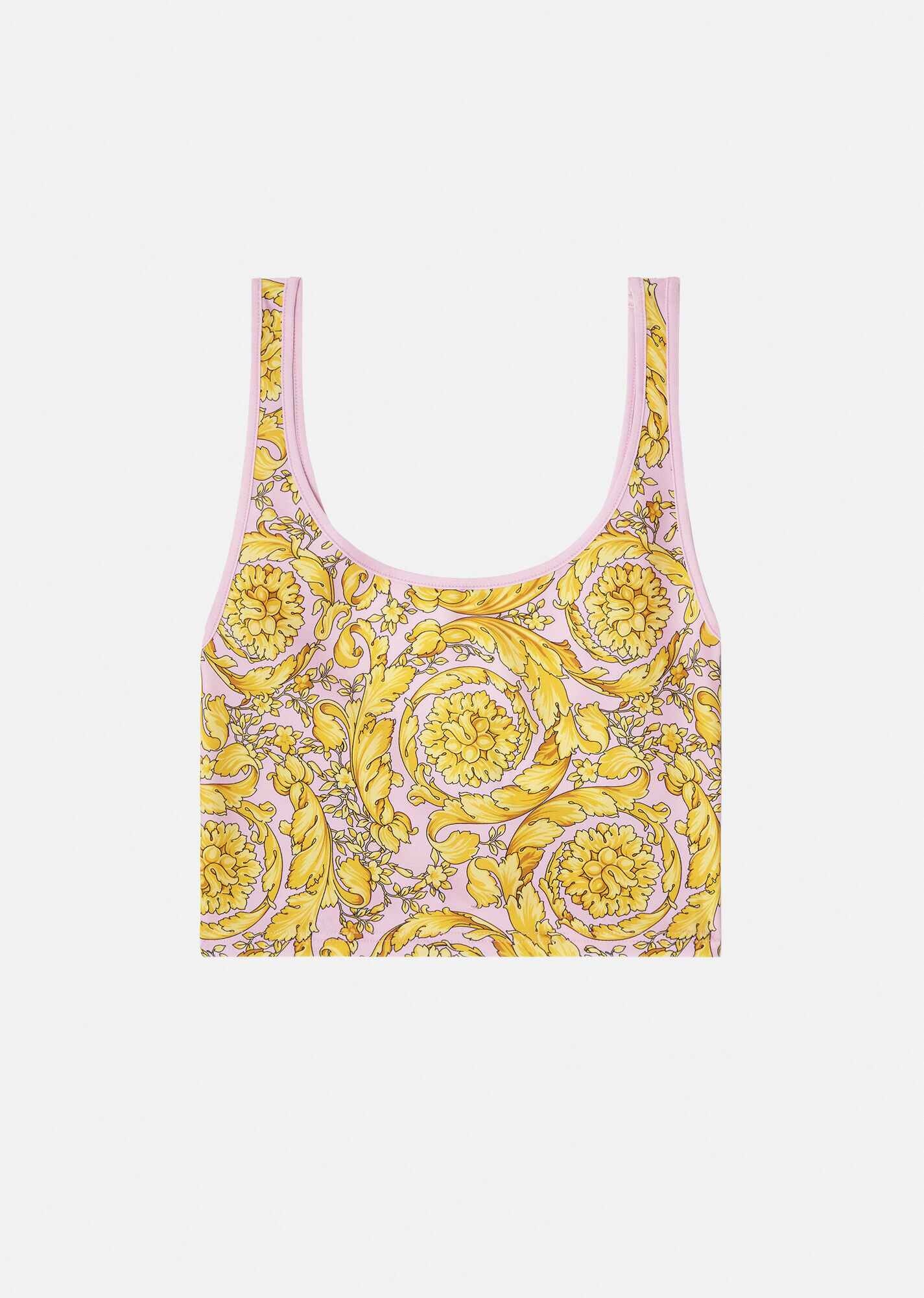 Barocco Print Bikini Top - 1