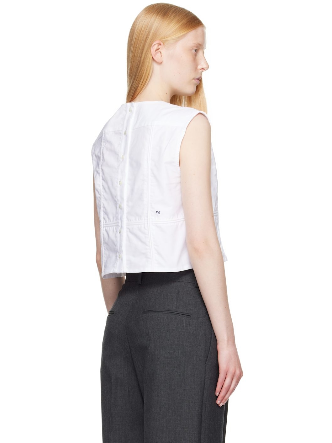White Shell Top - 3