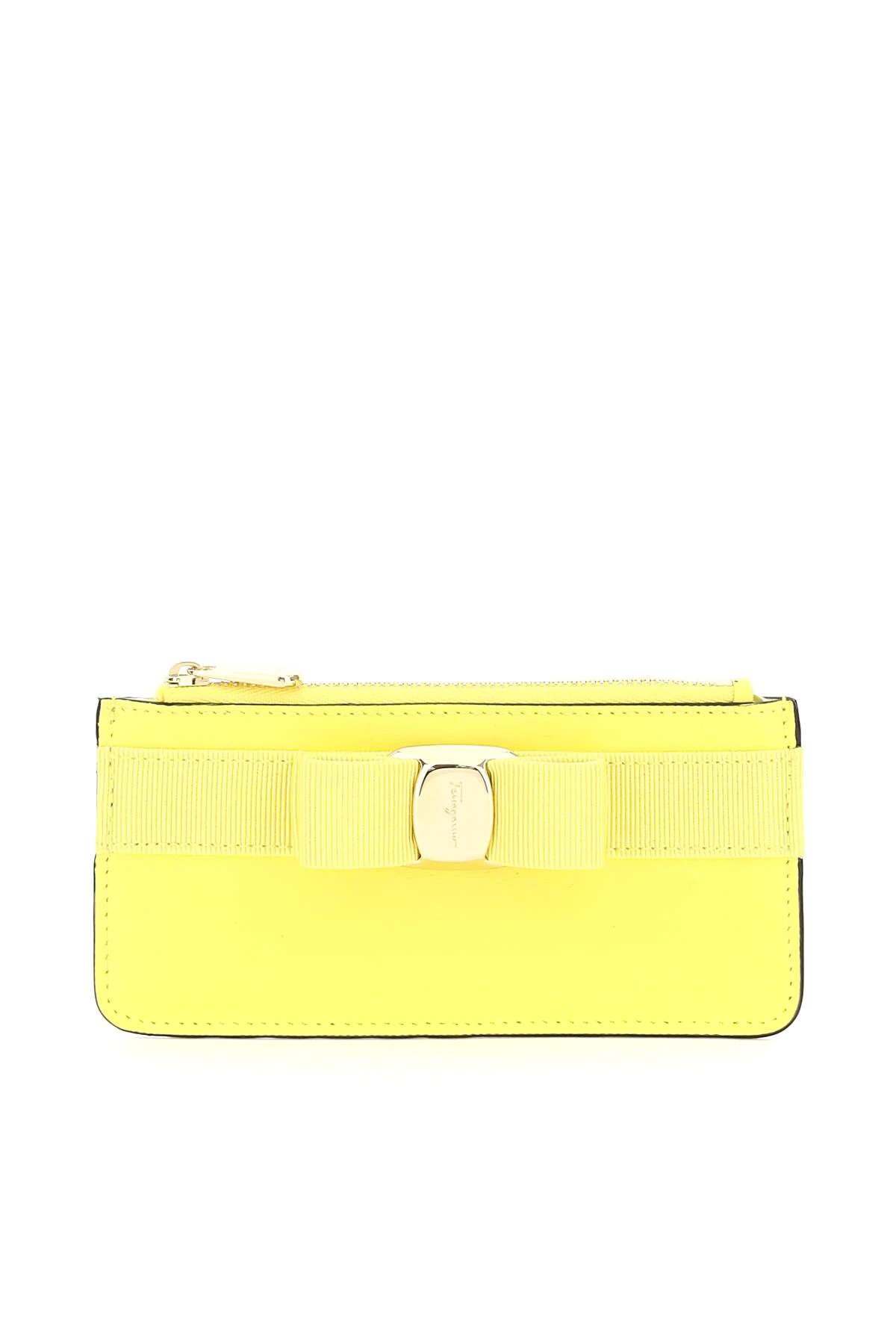 ZIPPED CARDHOLDER WITH VARA BOW - 1