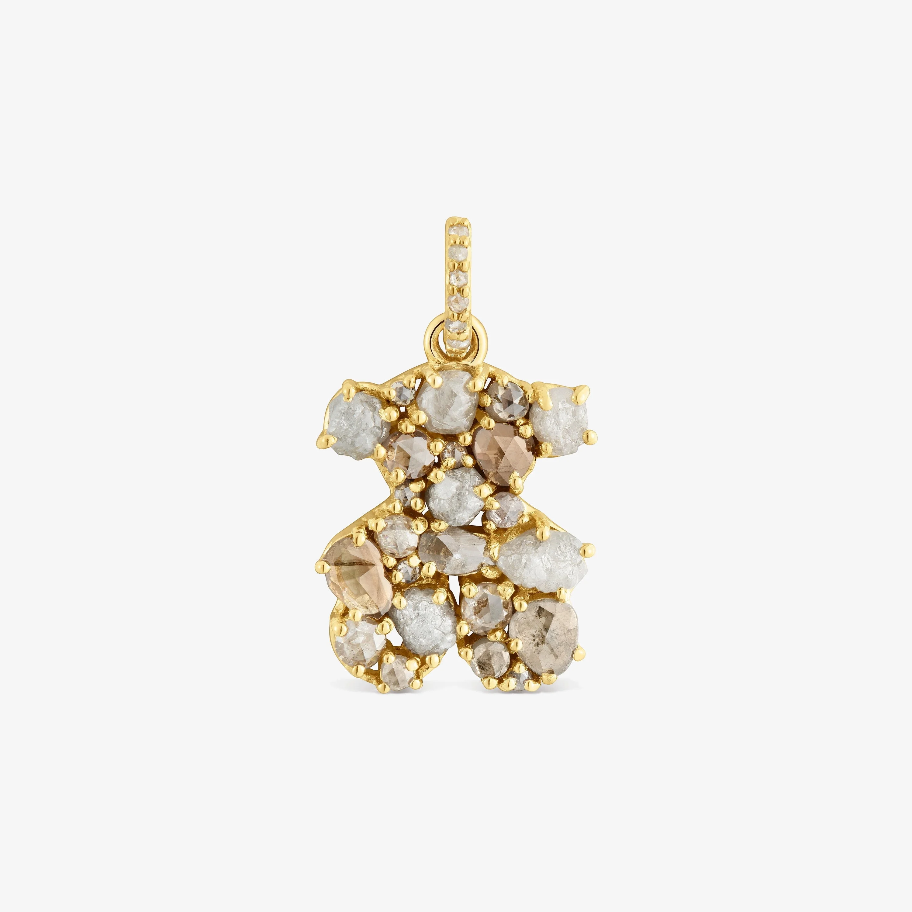 Bear Pendant with 18K gold vermeil and diamonds TOUS Sweet 40s - 1