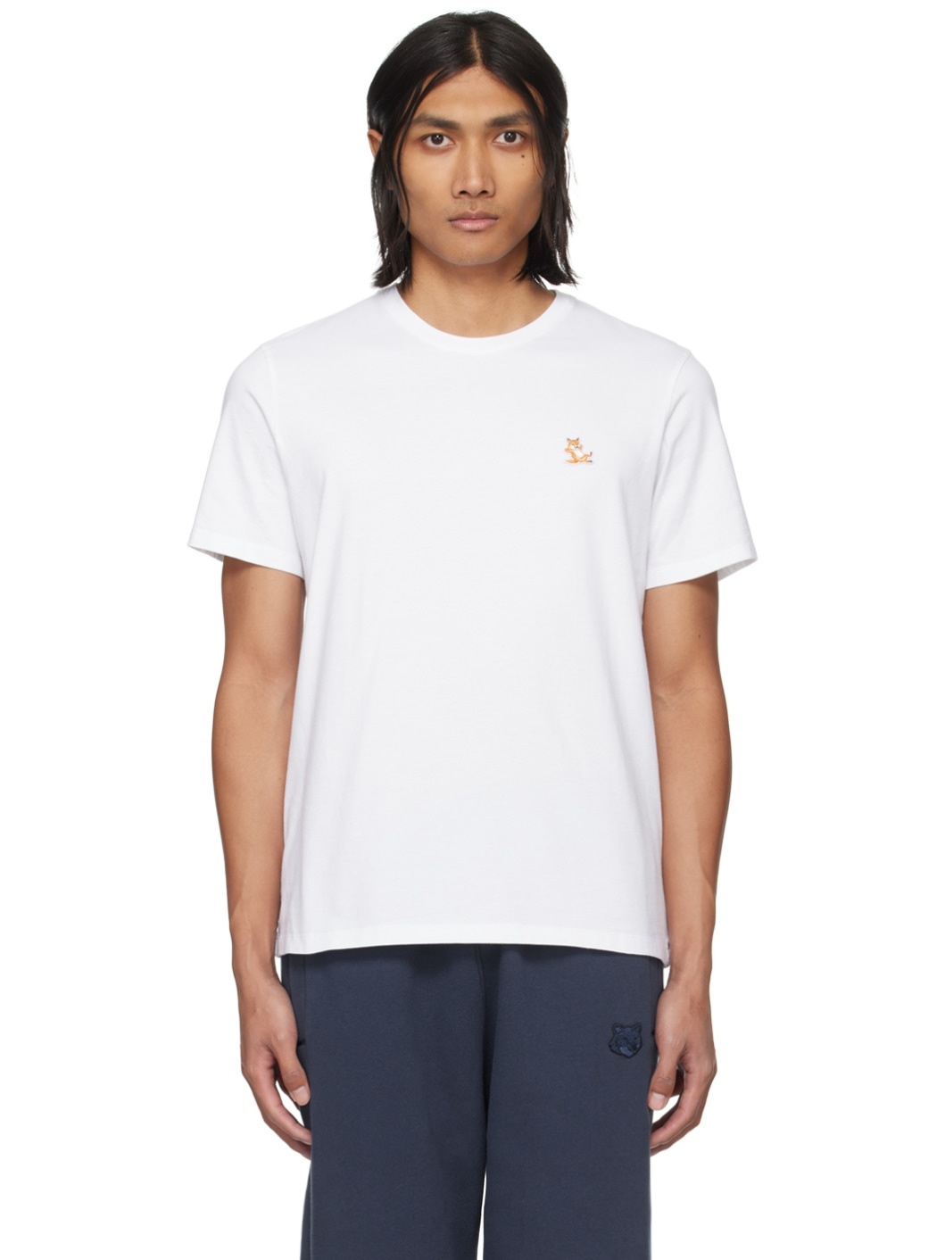 White Chillax Fox T-Shirt - 1