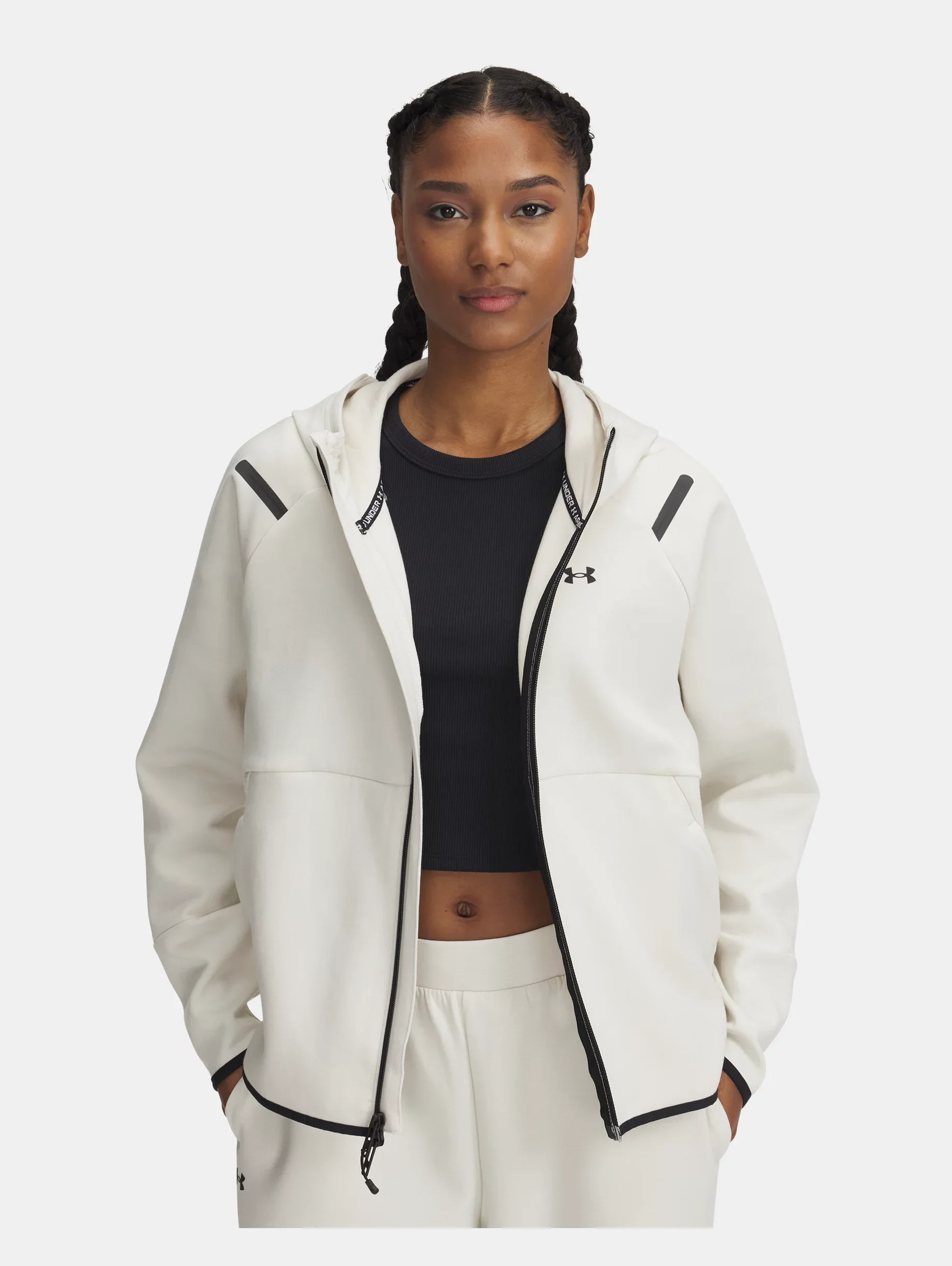 Women's UA Unstoppable Fleece Full-Zip - 1