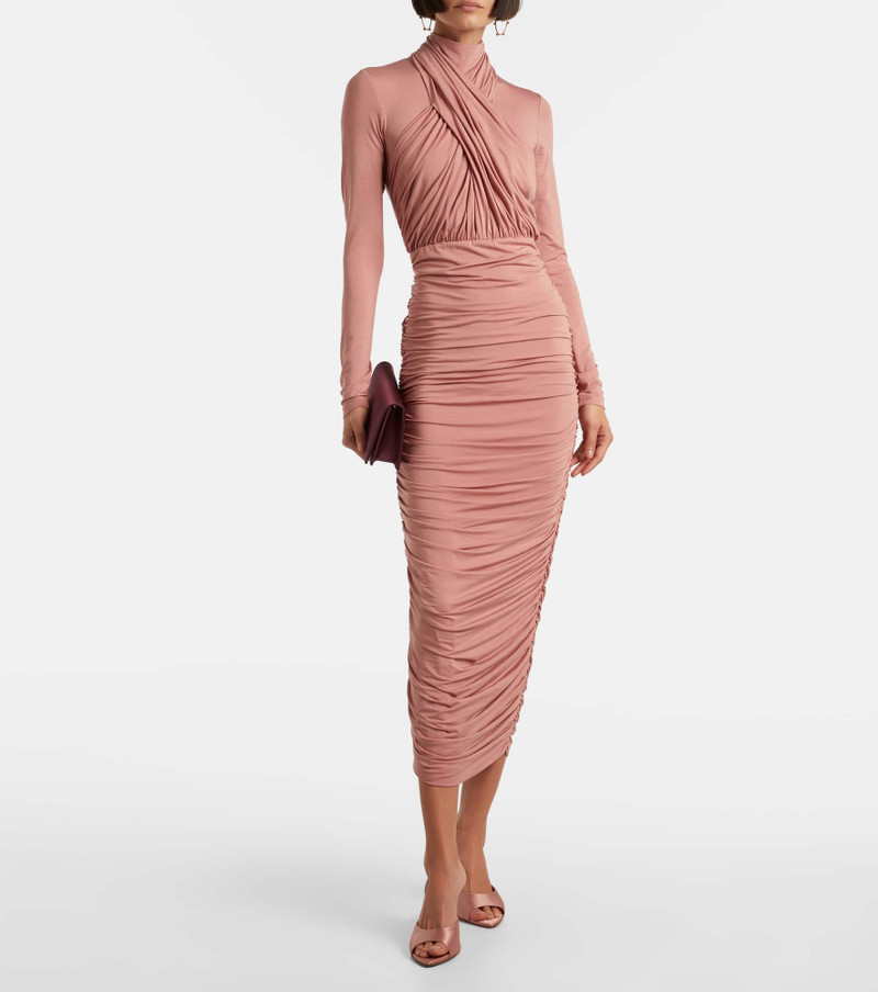 Christian Louboutin Miss Z 80 crêpe satin mules outlook