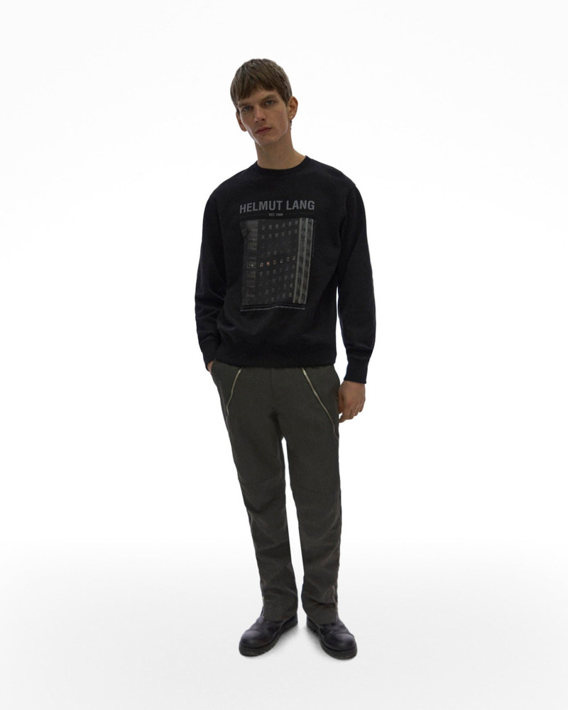 Helmut Lang NEW YORK POSTCARD CREWNECK outlook
