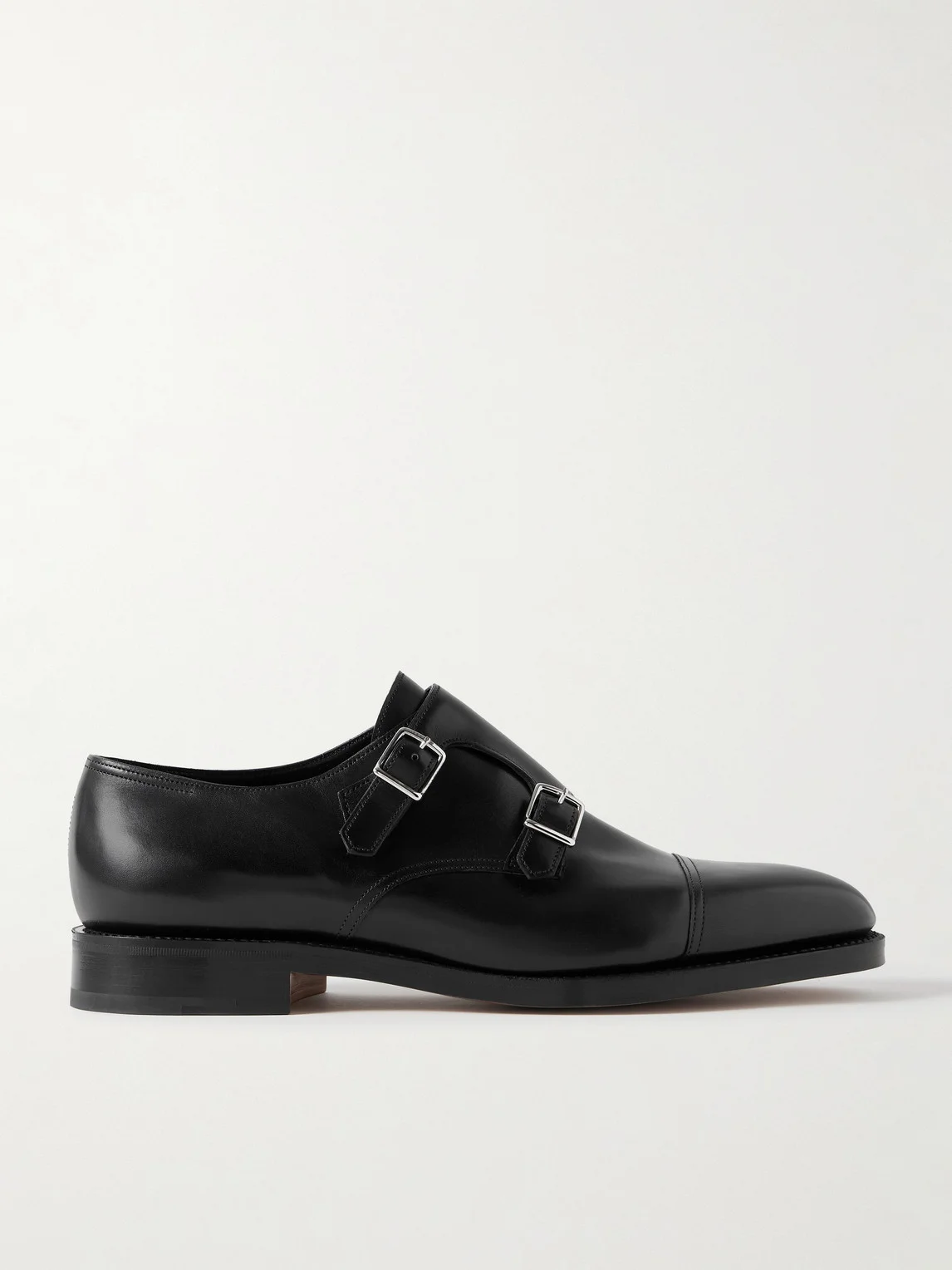William Leather Monk-Strap Shoes - 1
