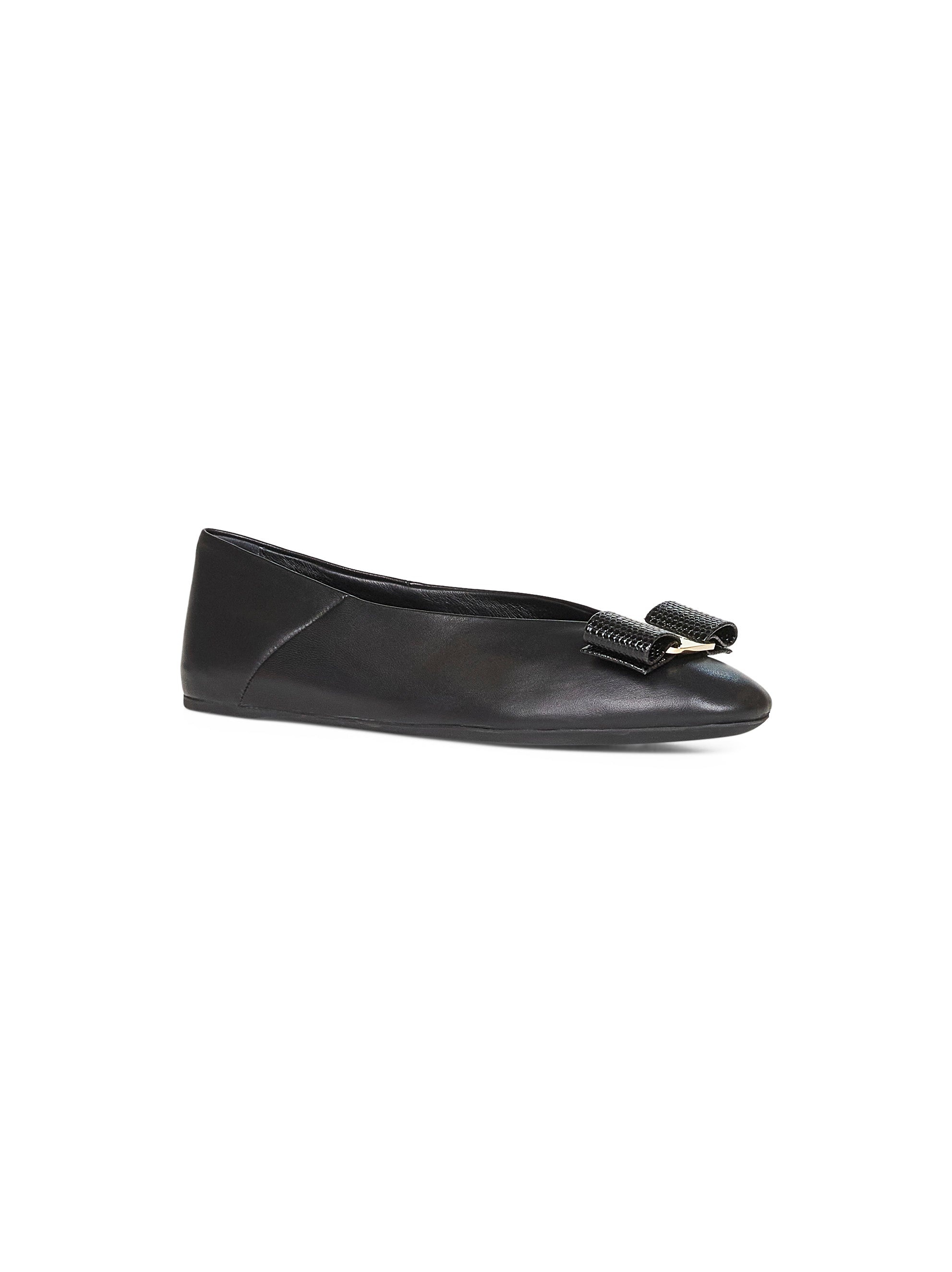 Black Vara bow ballet flats - 2