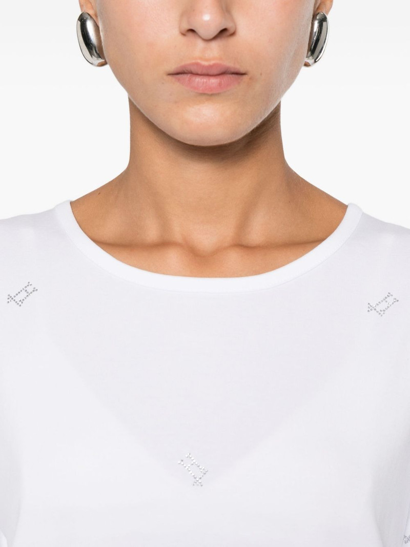 rhinestone-embellished short-sleeve t-shirt 5