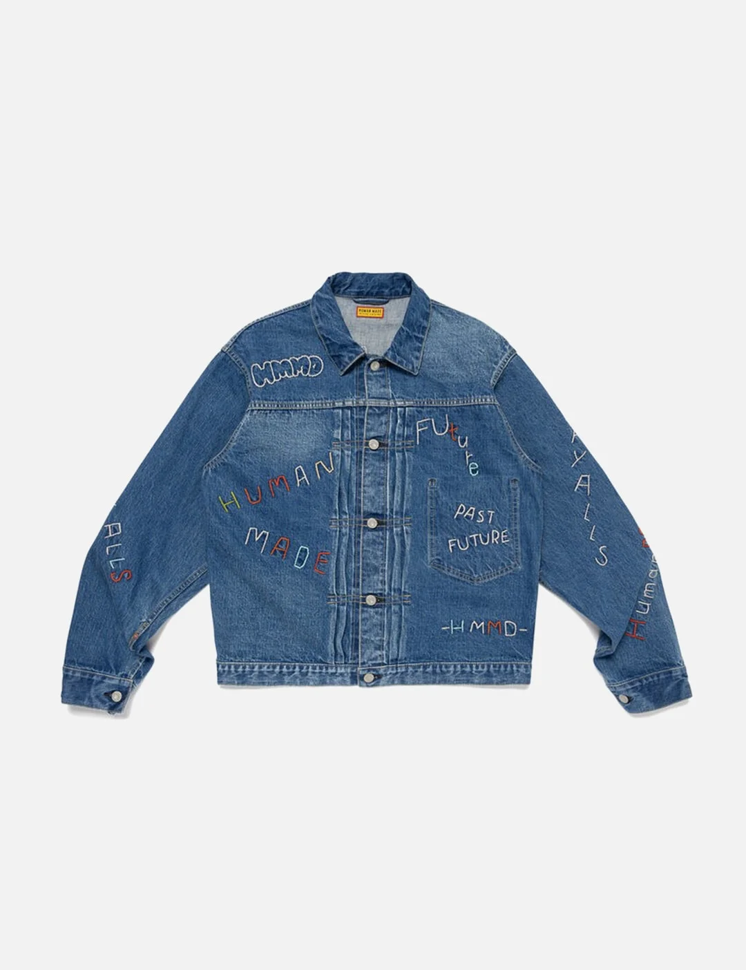 EMBROIDERED DENIM WORK JACKET - 1