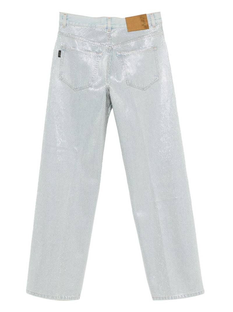 HAIKURE sequin-embellished straight-leg trousers outlook