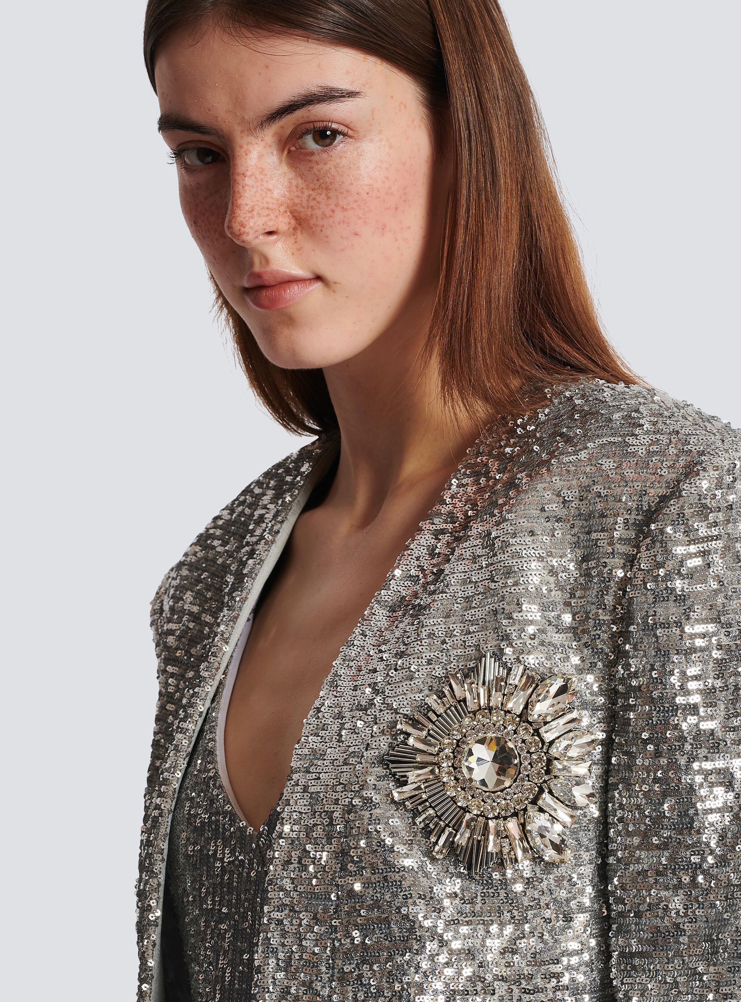 Short sequin jacket - 6