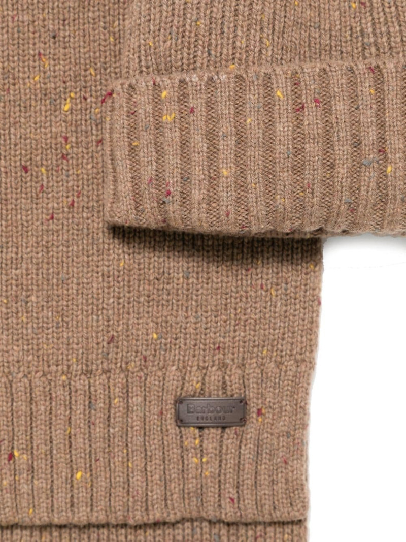 Barbour Carlton Fleck beanie and scarf set outlook