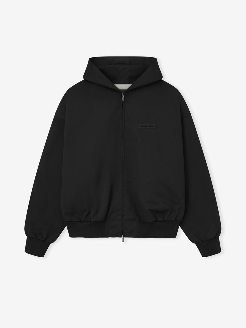 Twill Hooded Bomber - 1