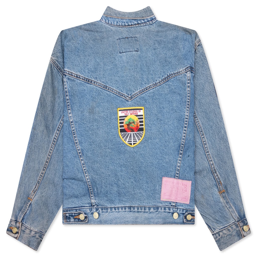 Better With Age CHARLATAN REVERSIBLE DENIM/BASEBALL JACKET