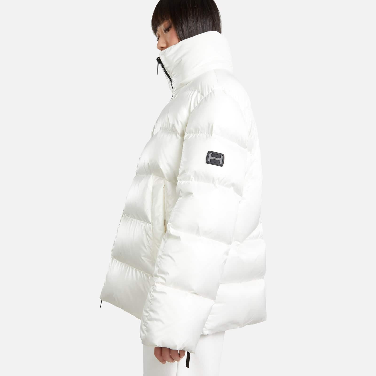 Hooded Down Jacket White - 4
