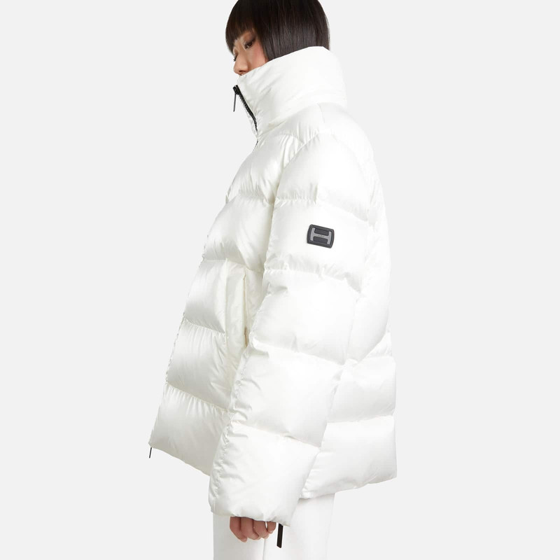 Hooded Down Jacket White 4