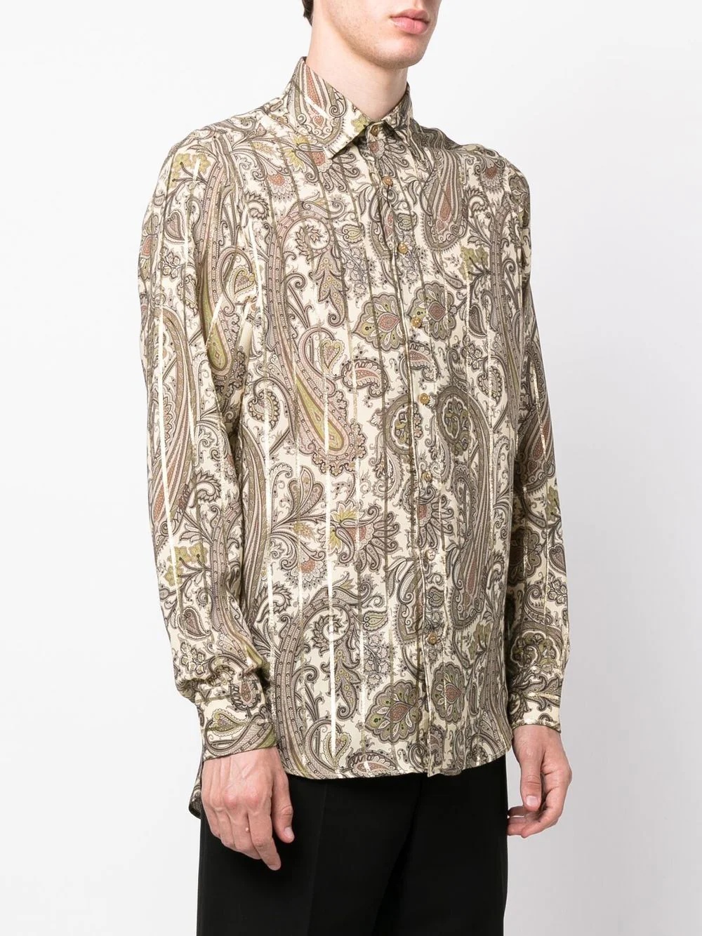 paisley-print long-sleeve shirt - 3