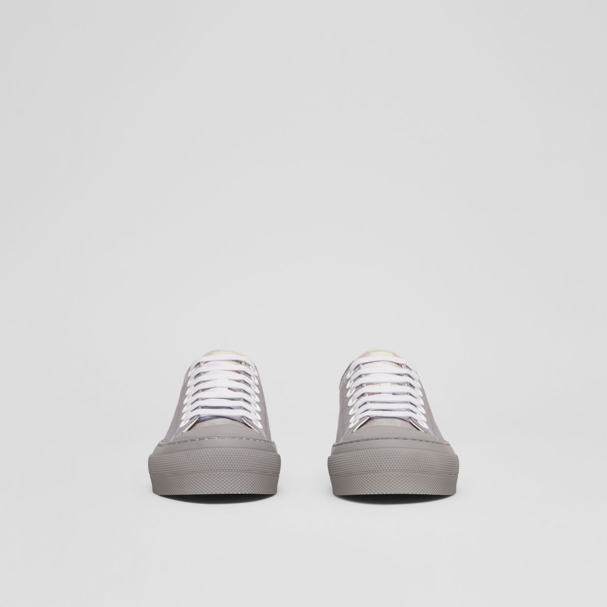 Check Cotton Sneakers - 4