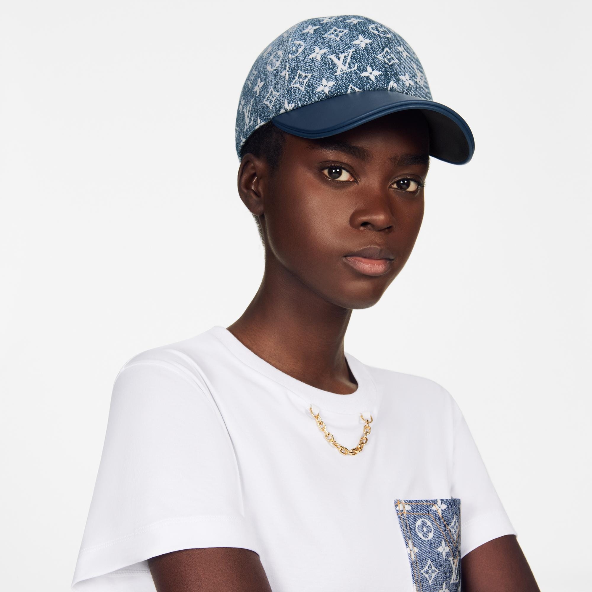 Monogram Jacquard Denim Cap - 2