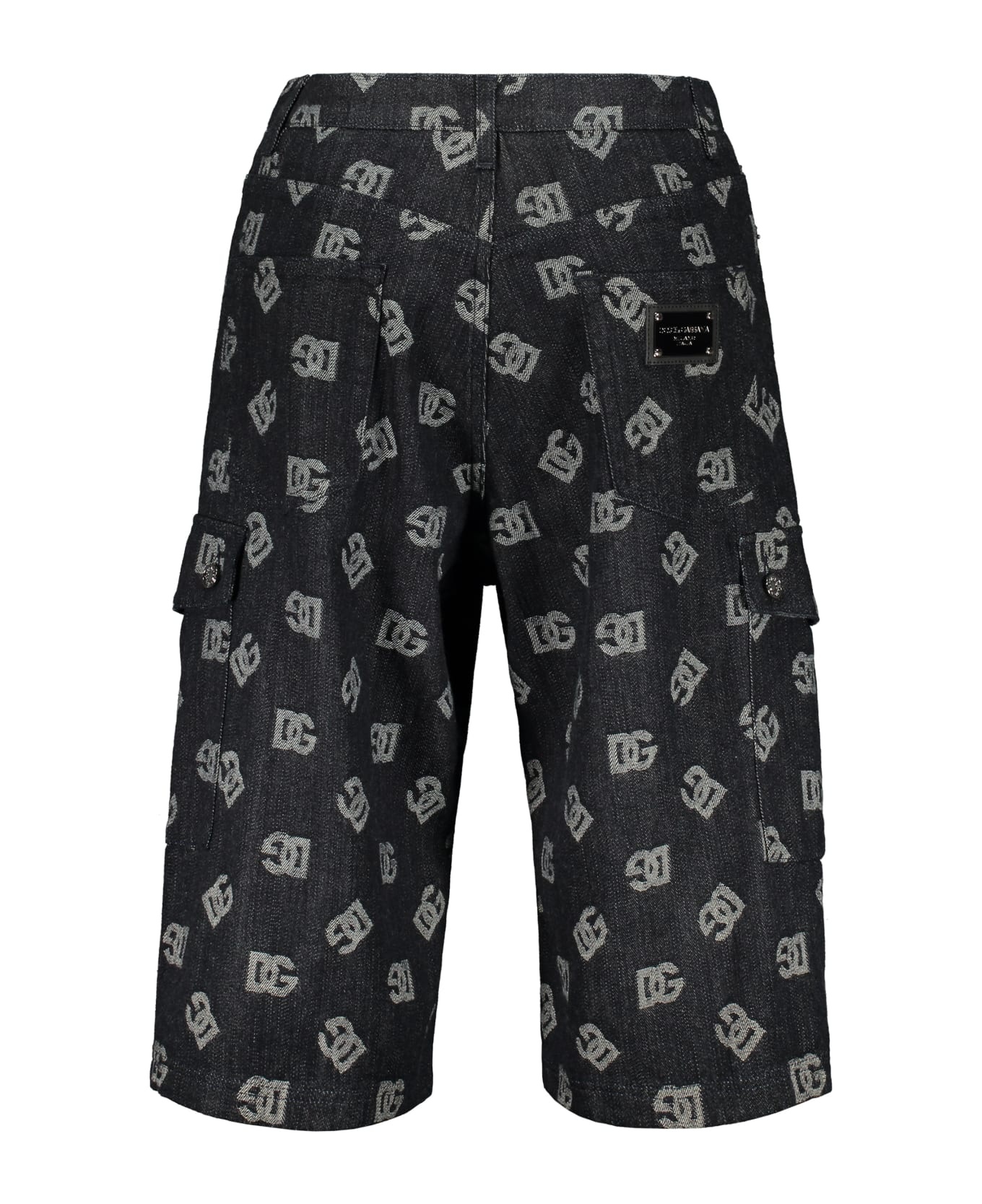 Cotton Cargo Bermuda Shorts - 2