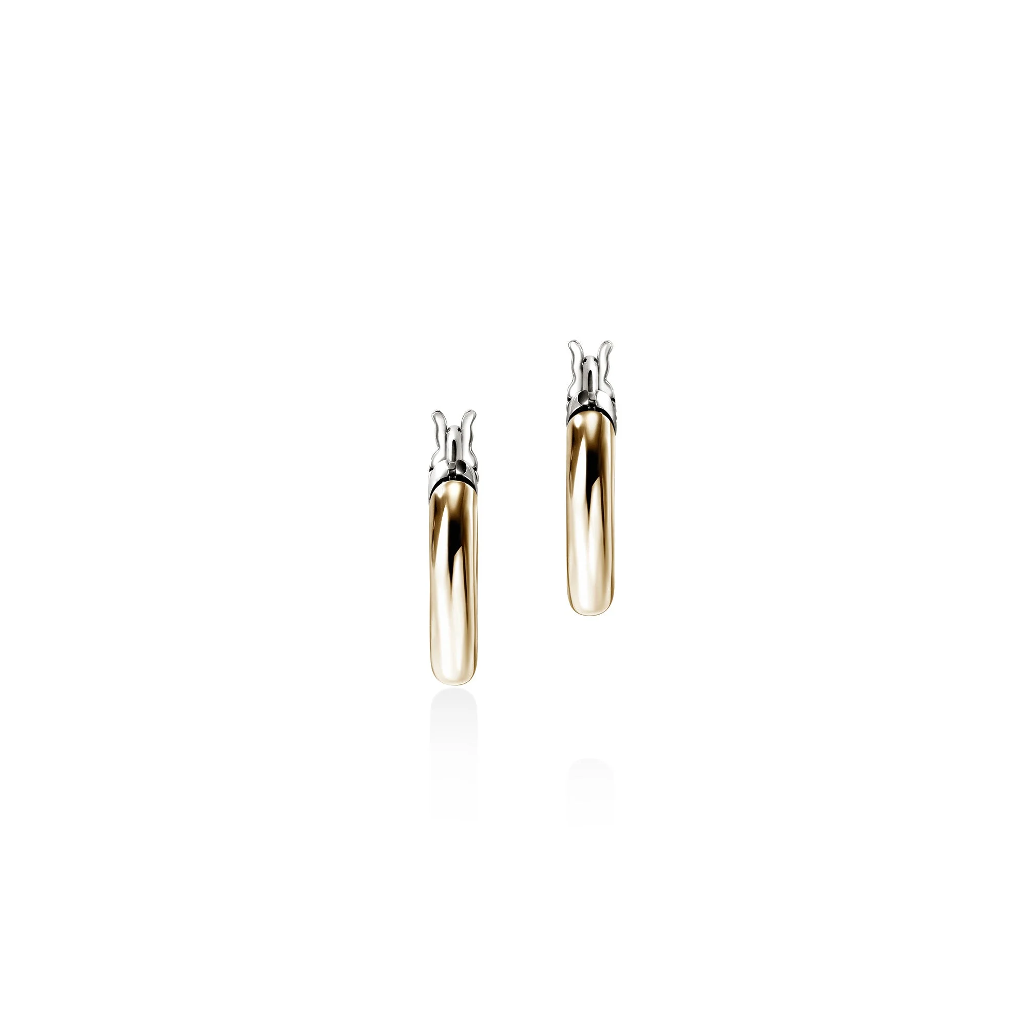 JH Essential Hoop Earring, Gold, Sterling Silver, 14MM - 1