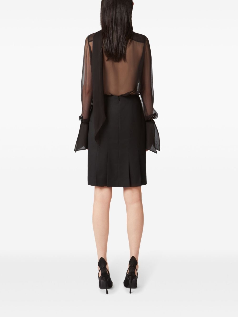 sheer silk shirt - 4