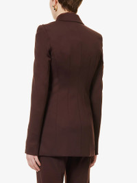 Sportmax Frizzo double-breasted stretch-woven blazer