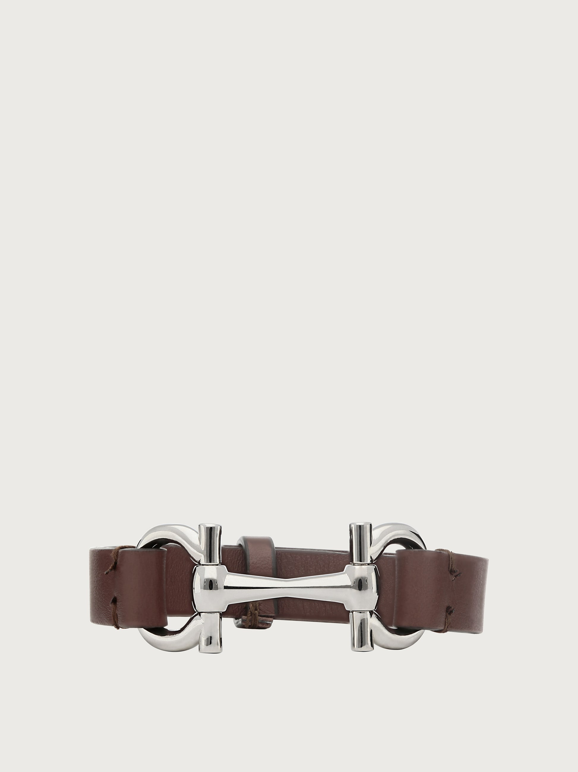 Leather horse bit bracelet - 1