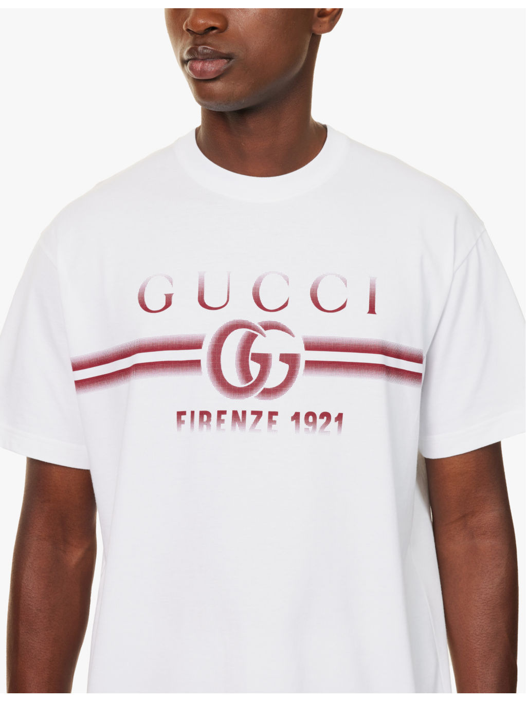 Brand-print crew-neck relaxed-fit cotton-jersey T-shirt - 5