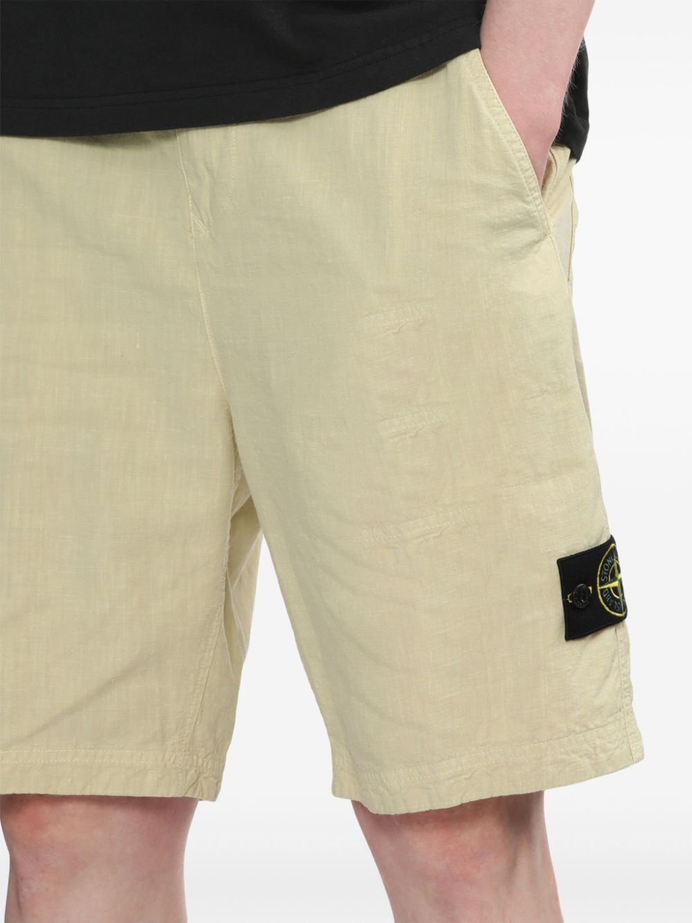 Compass-badge bermuda shorts - 5