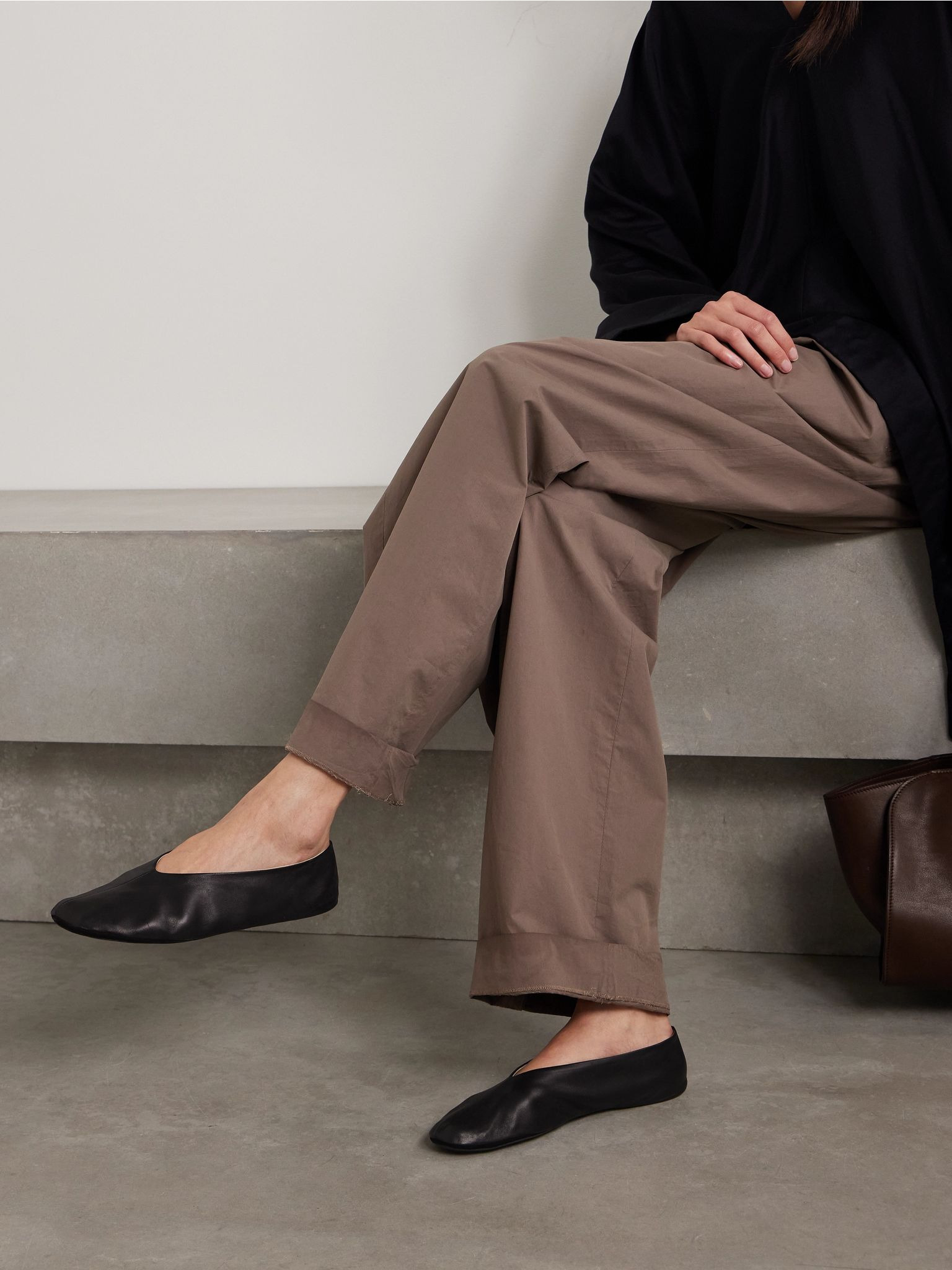 Stella leather ballet flats Black - 2