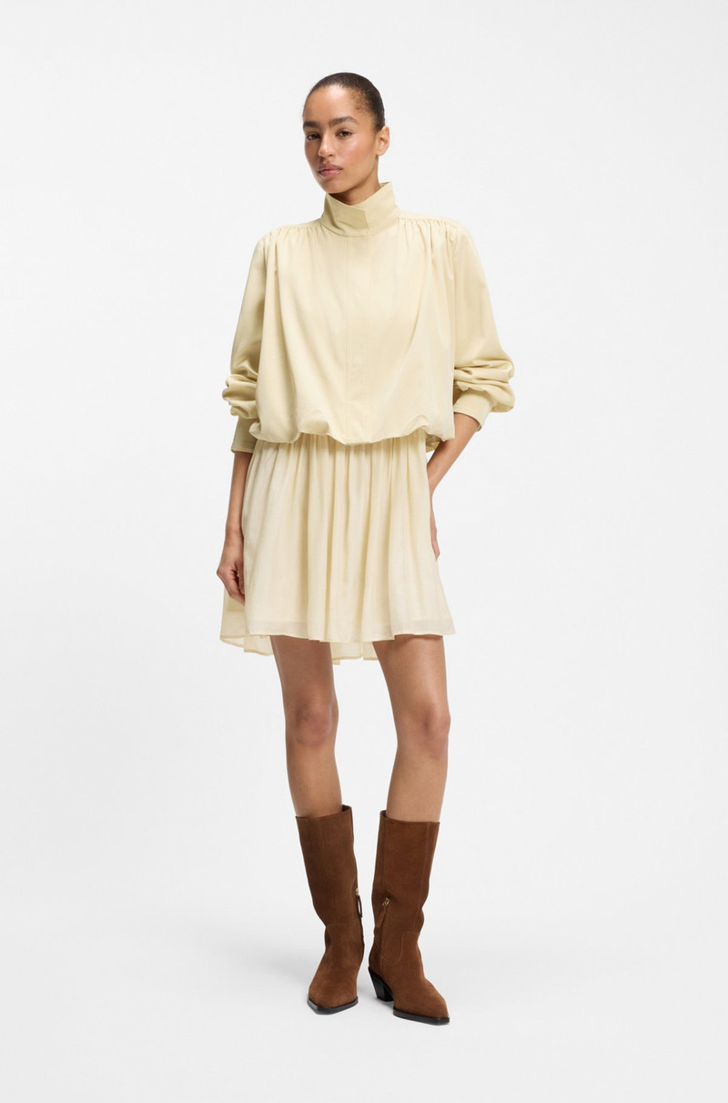 BOSS RELAXED-FIT BLAZER WITH BALLOON HEM outlook