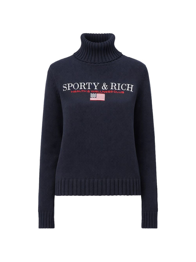 S&R Nautical knitted turtle-neck sweater 1