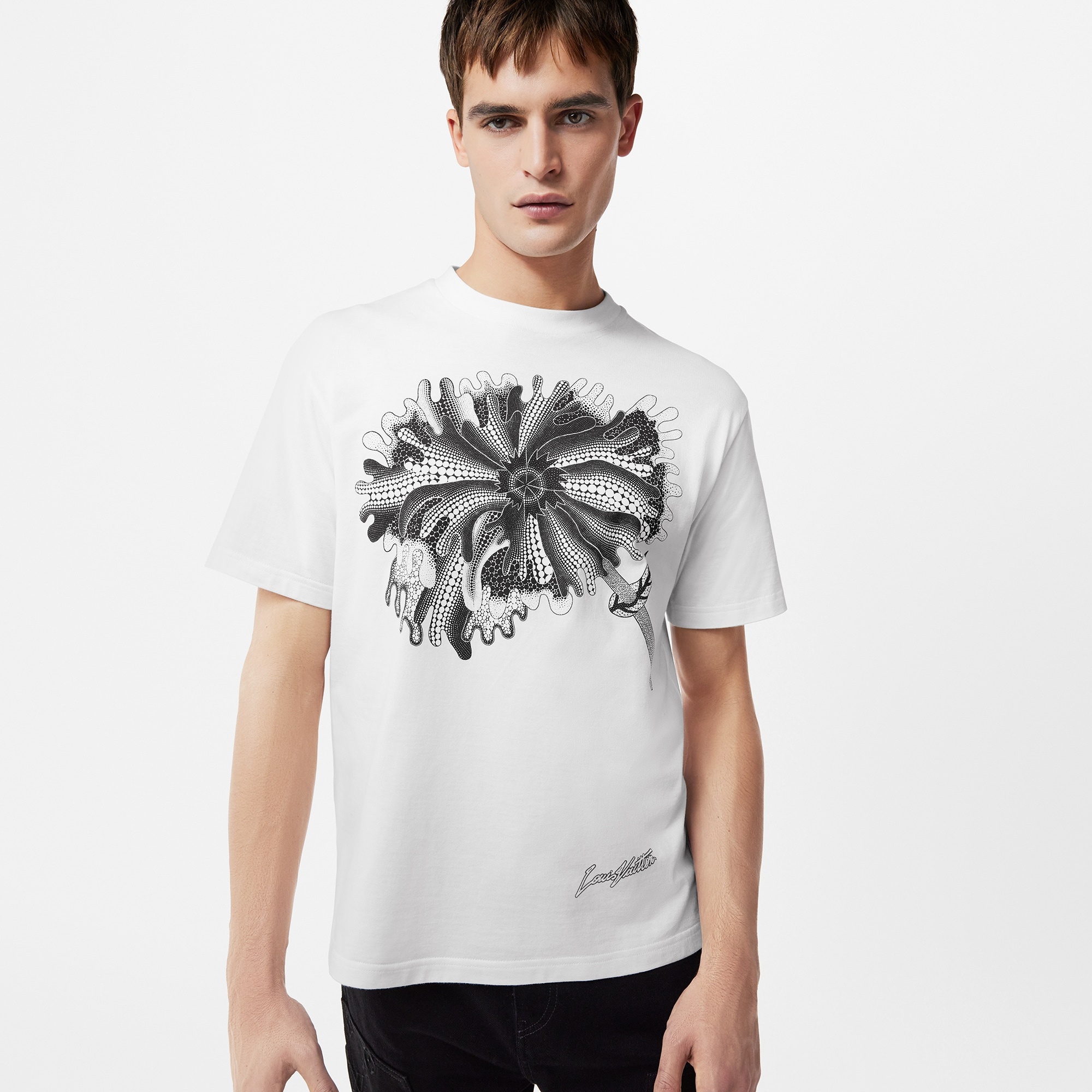 LV x YK Psychedelic Flower Regular T-Shirt - 5