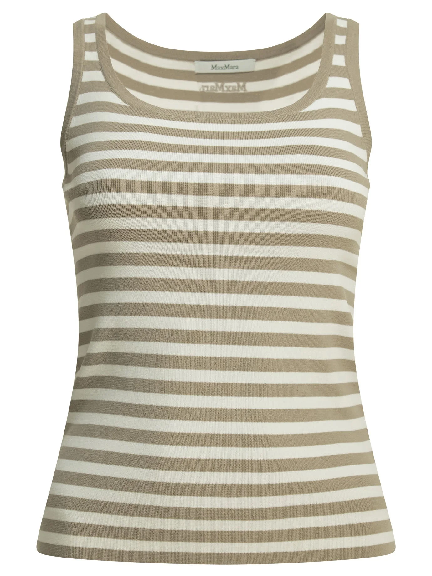 Max Mara Pure Striped Fitted Tank Top - 1