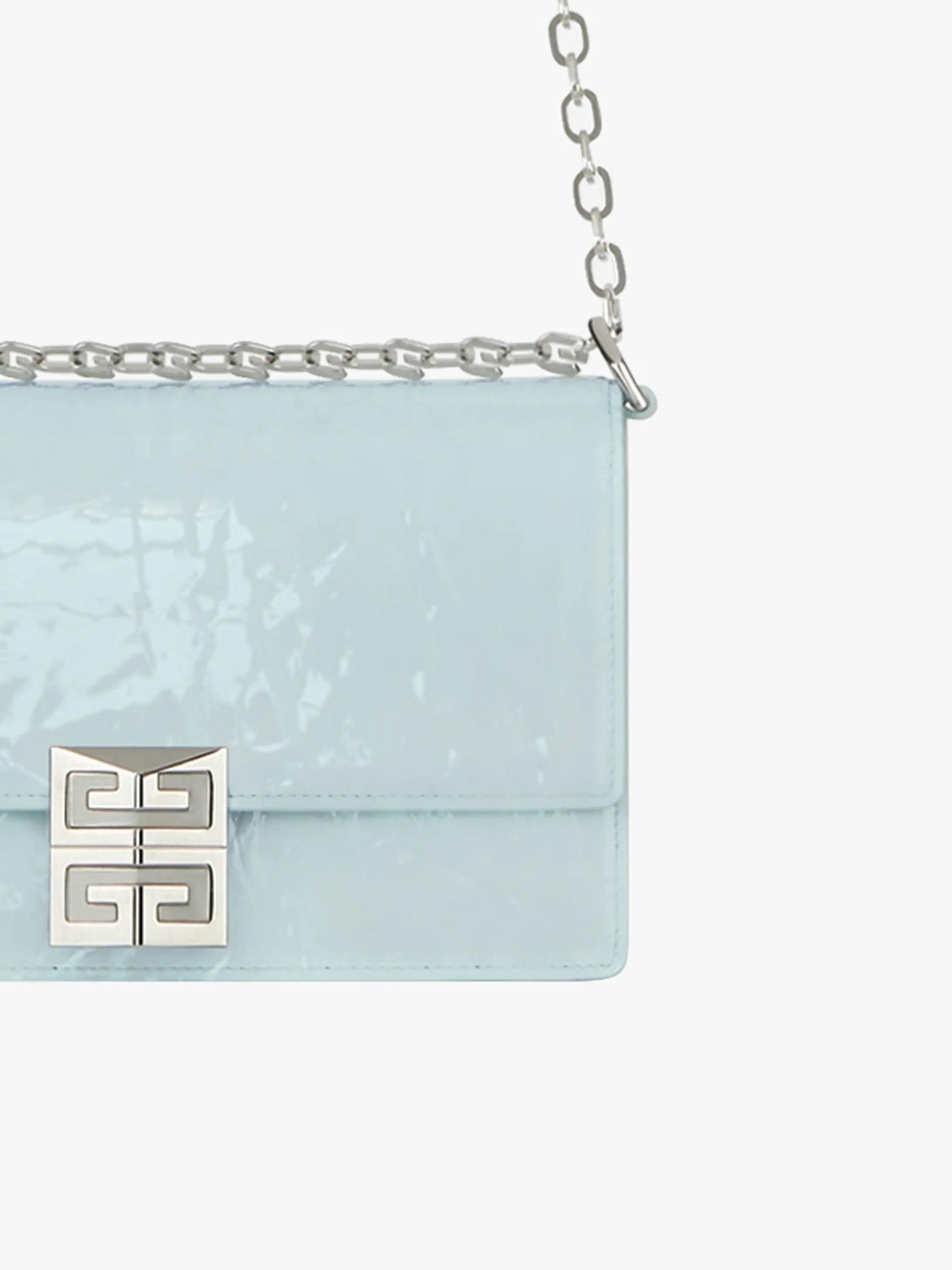 SMALL 4G BAG IN SHINNY TEXTURED LEATHER WITH CHAIN - 5