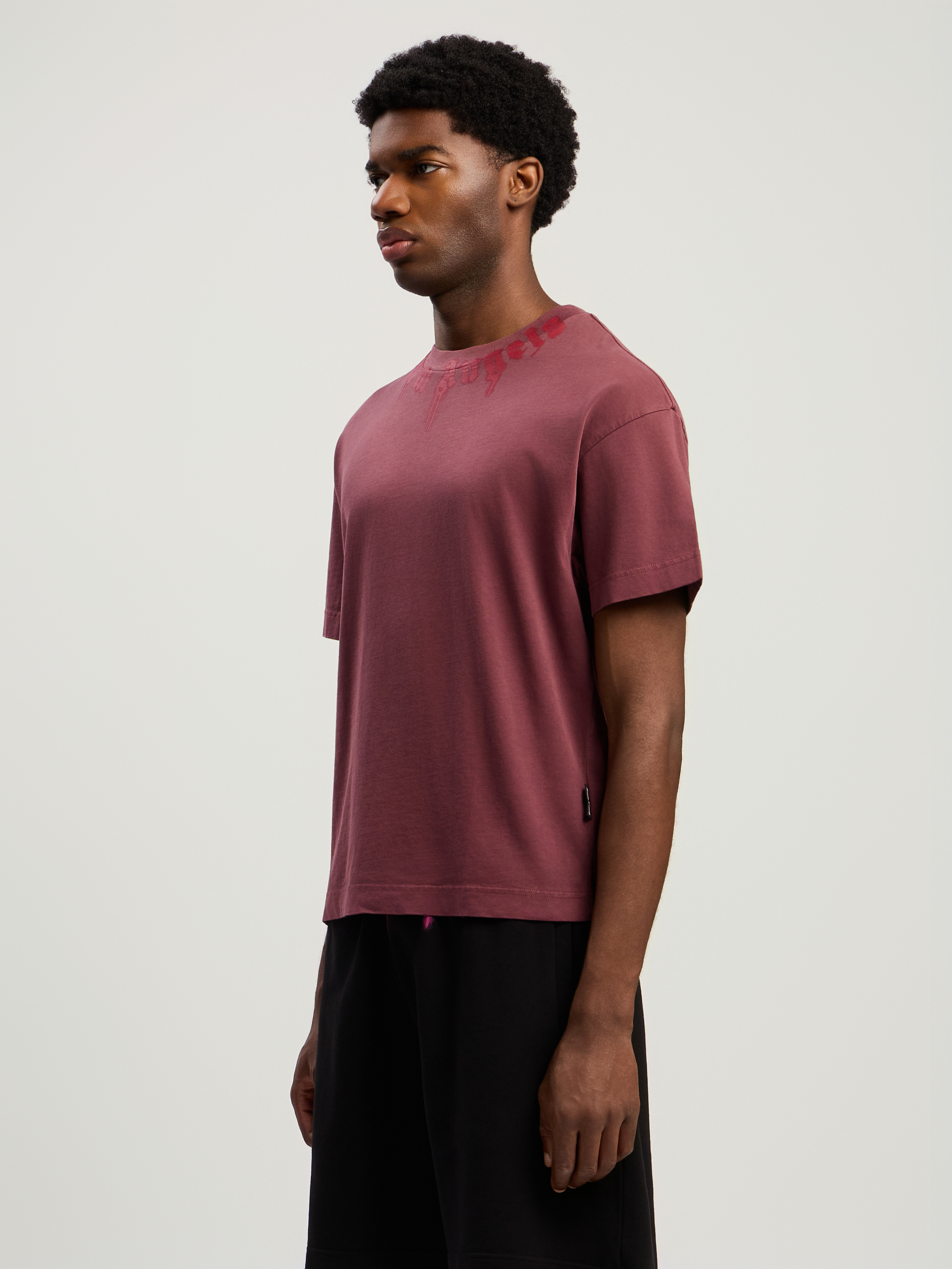 Neck Logo Regular T-Shirt - 4