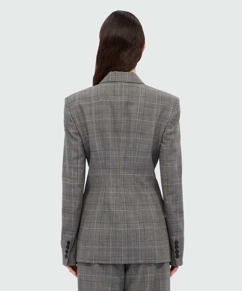 Prince of Wales wool single-breasted jacket. 3