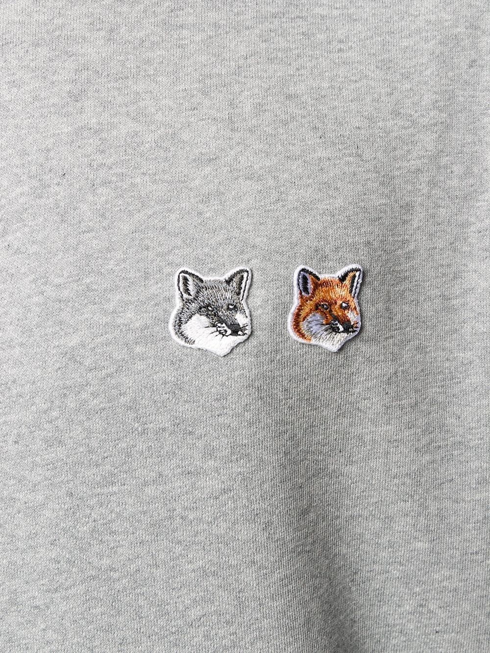 Fox logo-patch hoodie - 6