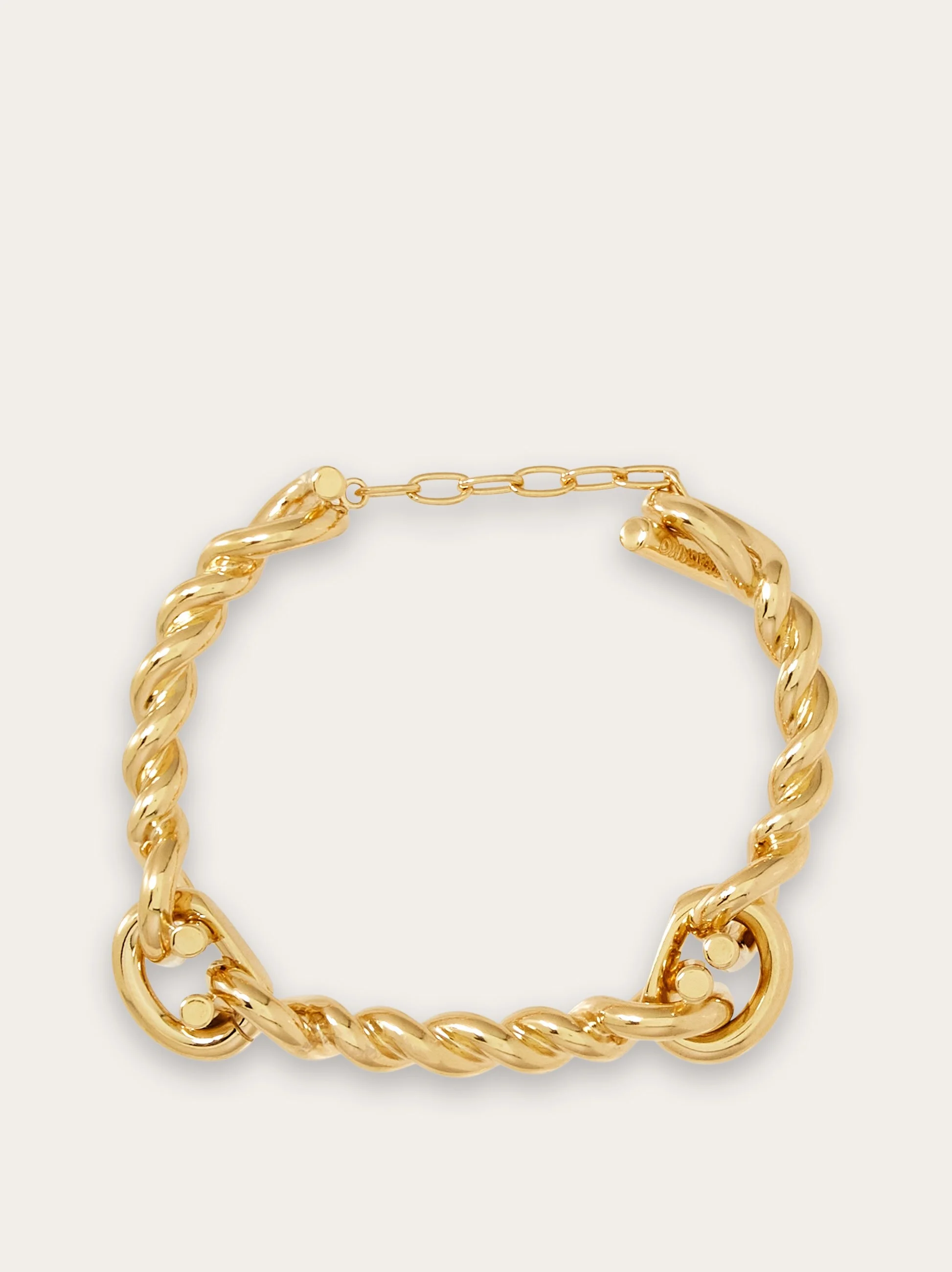 Gancini twisted bracelet (L) - 1